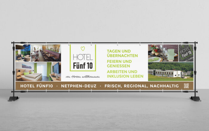 Bannerdesign für Hotel Restaurant Bar in der Eifel