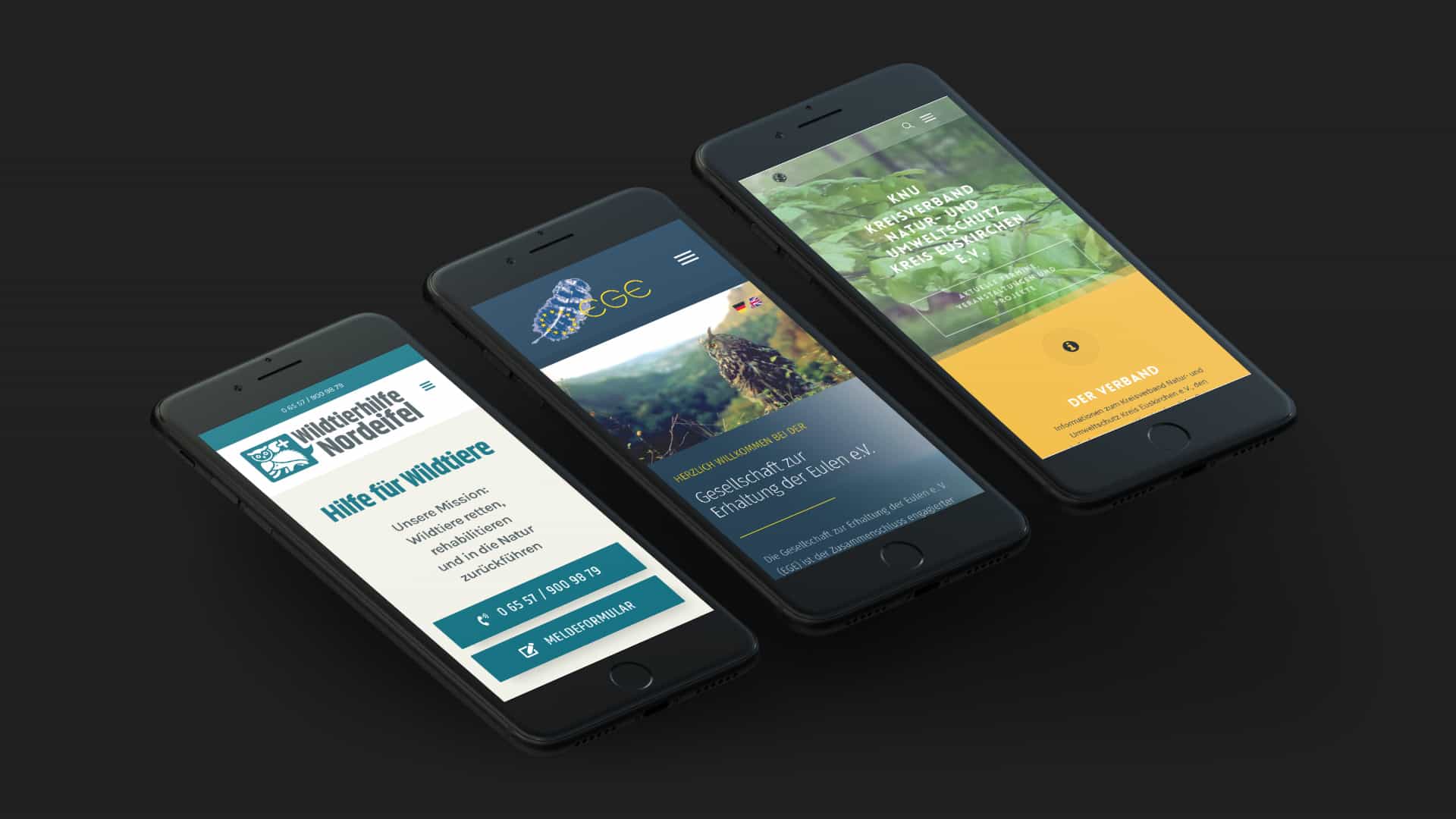Webdesign für ein Naturschutzprojekt in der Eifel