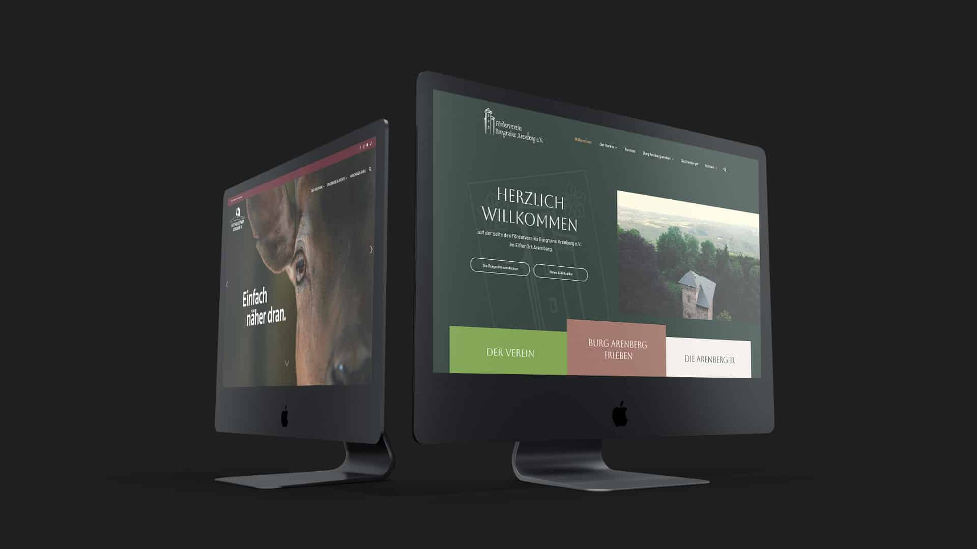 Website für touristisches Angebot in der Eifel