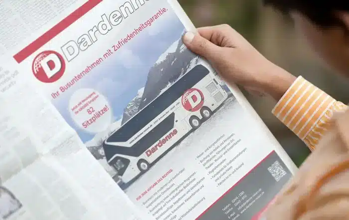 Anzeigengestaltung für ein lokales Unternehmen